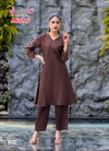 Mishti Vol 1 By Mystic 9 Gadhval Kurti With Bottom Exporters In India